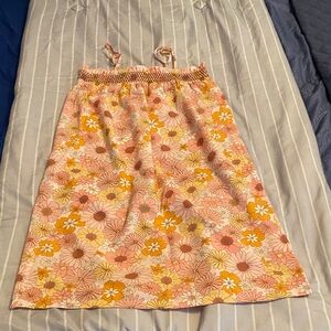 Floral Kids Nightgown - Pink and Yellow